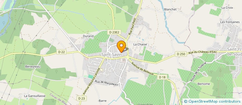 localisation de l'entreprise MADAME LEONOR CLEMENTE FARIAS à SAINT-SAVIN