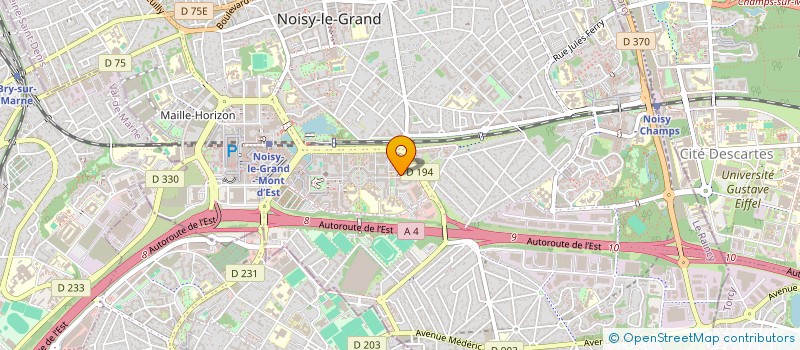 localisation de l'entreprise MADAME LEONOR KLEIN à NOISY-LE-GRAND