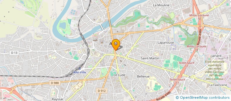 localisation de l'entreprise MADAME LEONOR SCHULTZ à ALBI