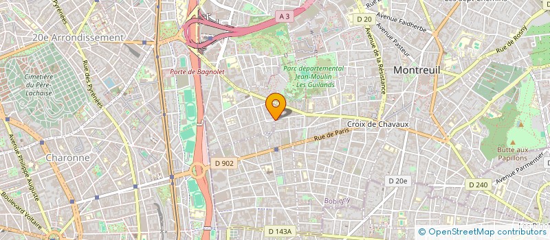 localisation de l'entreprise MADAME LEONOR SEVE à MONTREUIL