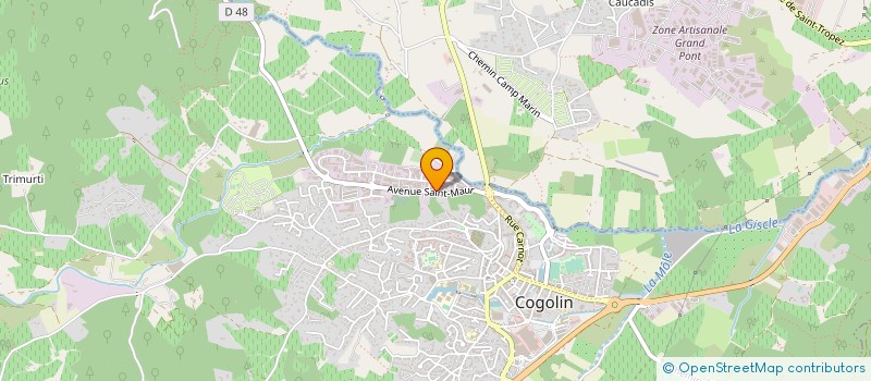 localisation de l'entreprise MADAME LEONORE ARENOUD  COGOLIN