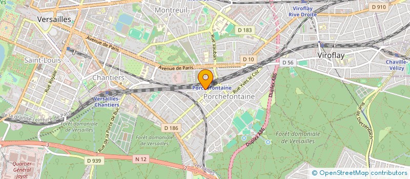 localisation de l'entreprise MADAME LEONORE BALIN à VERSAILLES