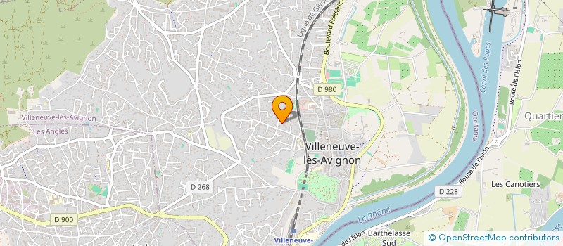 localisation de l'entreprise MADAME LEONORE BERTELLO  VILLENEUVE-LES-AVIGNON