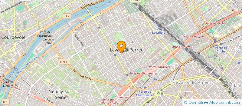 localisation de l'entreprise MADAME LEONORE DE SAINT ANDRIEU à LEVALLOIS-PERRET