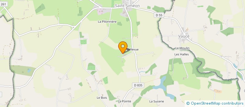 localisation de l'entreprise MADAME LEONORE DESGREES DU LOU à SAINT-FRAIMBAULT