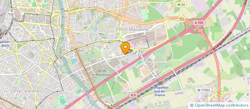 localisation de l'entreprise MADAME LEONORE FREYCON à MONTPELLIER