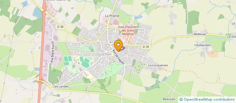 localisation de l'entreprise MADAME LEONORE JOSEPH  GUICHEN