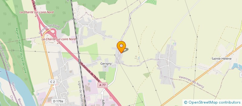 localisation de l'entreprise MADAME LEONORE MERCIER  LA CHARITE SUR LOIRE