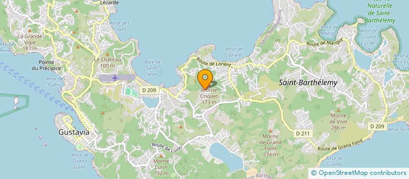 localisation de l'entreprise MADAME LEONORE MOZER à SAINT BARTHELEMY