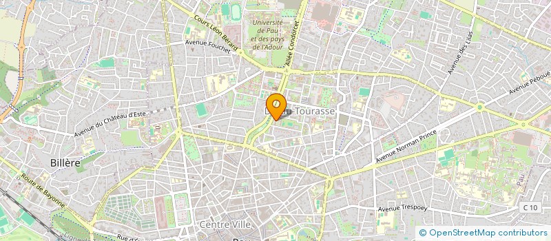 localisation de l'entreprise MADAME LEONTINE AGIUS à PAU