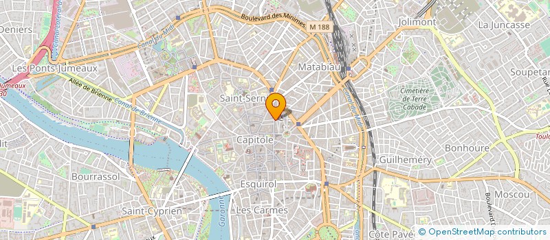 localisation de l'entreprise MADAME LEONTINE AIN  TOULOUSE