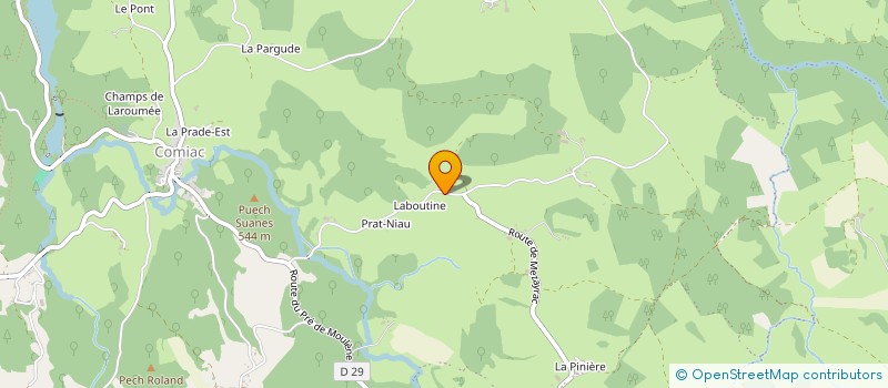 localisation de l'entreprise MADAME LEONTINE BONNE  TEYSSIEU