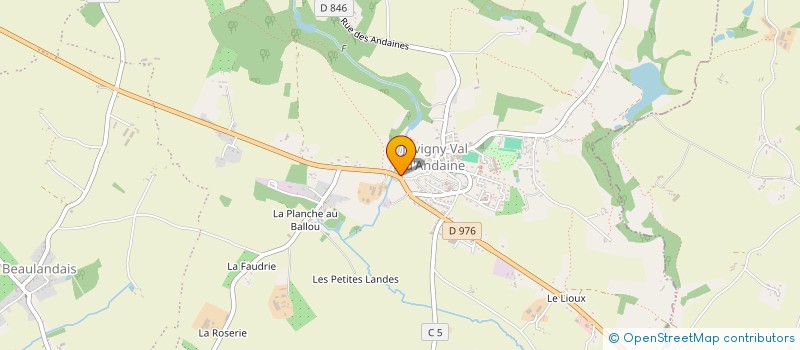 localisation de l'entreprise MADAME LEONTINE COISNON à JUVIGNY VAL D'ANDAINE