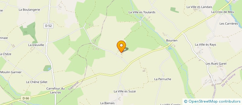 localisation de l'entreprise MADAME LEONTINE DELAPORTE à LOSCOUET-SUR-MEU