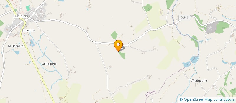 localisation de l'entreprise MADAME LEONTINE DODRET  VIMARTIN-SUR-ORTHE