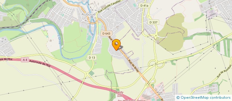 localisation de l'entreprise MADAME LEONTINE DUFRESNE  AUBOUE