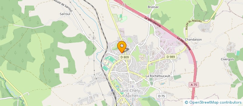 localisation de l'entreprise MADAME LEONTINE FAYT  SAINT-CHELY-D'APCHER