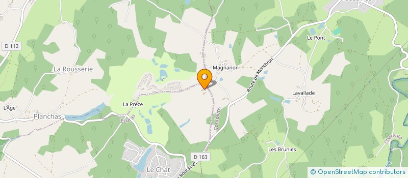 localisation de l'entreprise MADAME LEONTINE FOURGEAUD à ECURAS