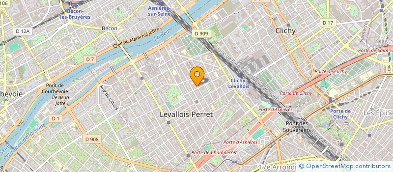 localisation de l'entreprise MADAME LEONTINE GODEAU-FOUCHER à LEVALLOIS-PERRET