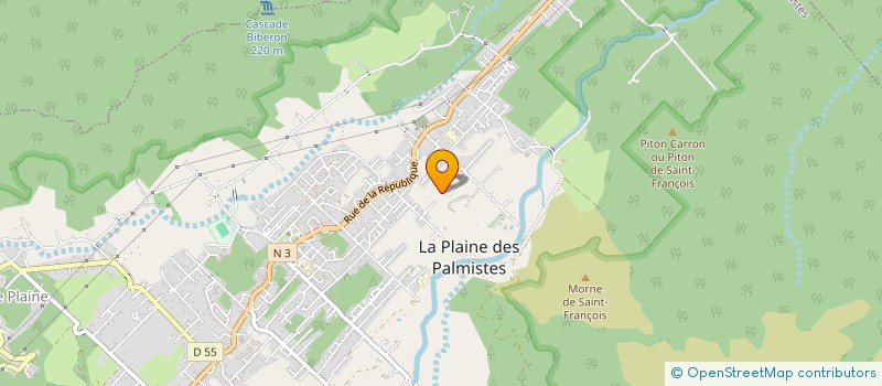 localisation de l'entreprise MADAME LEONTINE MARIE ROBERT  LA PLAINE-DES-PALMISTES