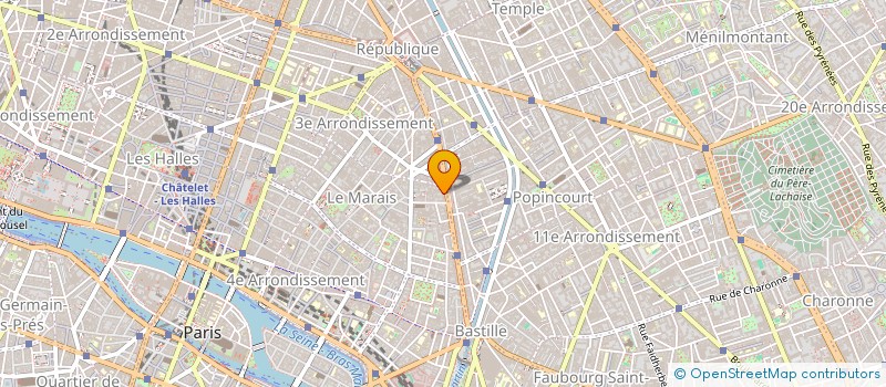 localisation de l'entreprise MADAME LEONTINE PAUKA  PARIS