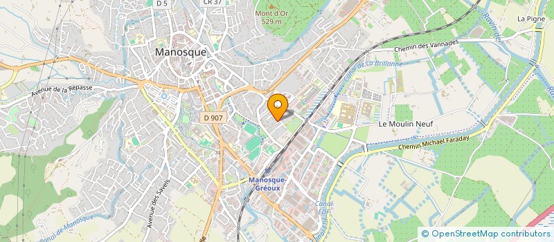 localisation de l'entreprise MADAME LEONTINE RENOUX à MANOSQUE