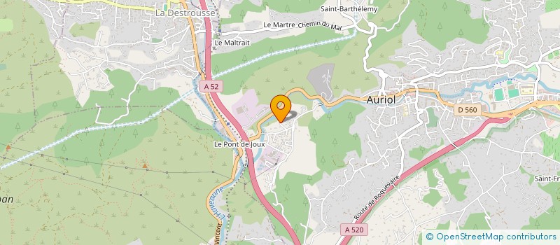 localisation de l'entreprise MADAME LEONTINE RIGAU  AURIOL