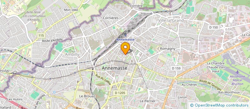 localisation de l'entreprise MADAME LEOPOLDINA NORTON SILVA à ANNEMASSE