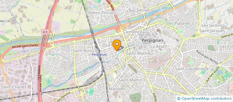 localisation de l'entreprise MADAME LEOPOLDINE BONNET  PERPIGNAN