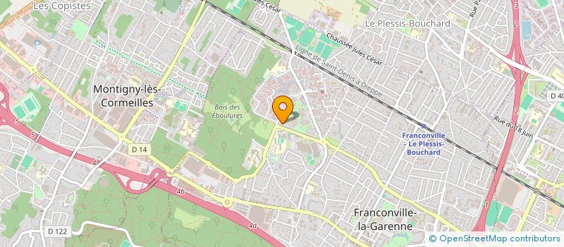 localisation de l'entreprise MADAME LEOPOLDINE CUNY  FRANCONVILLE