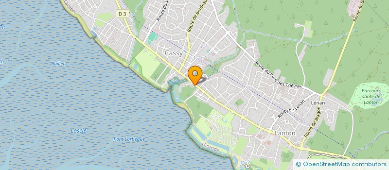 localisation de l'entreprise MADAME LEOPOLDINE IZART  LANTON