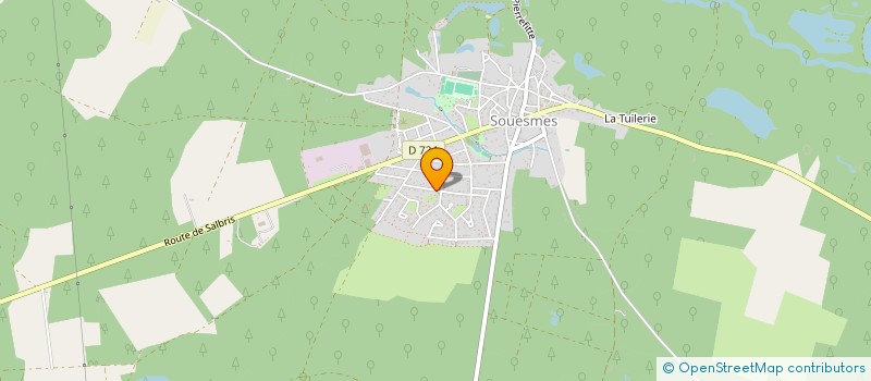 localisation de l'entreprise MADAME LEOPOLDINE MOTTEAU  SOUESMES