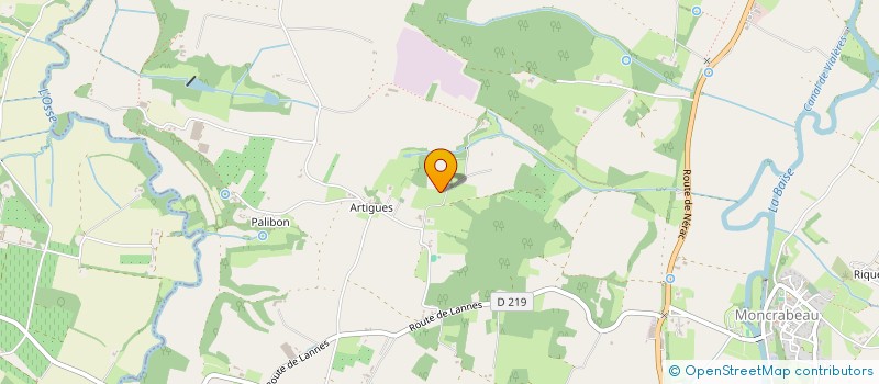 localisation de l'entreprise MADAME LEPAGNOL ROUY  MONCRABEAU