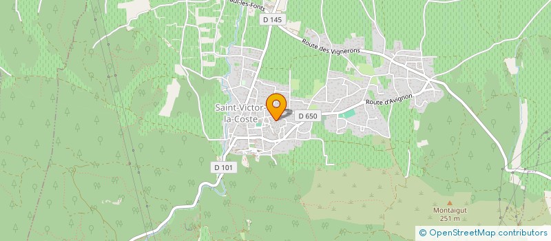 localisation de l'entreprise MADAME LERIA MARTIN  SAINT-VICTOR-LA-COSTE