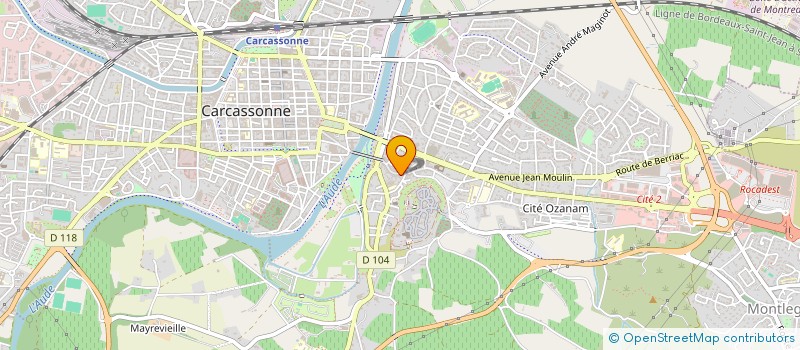 localisation de l'entreprise MADAME LESA COLLINS  CARCASSONNE