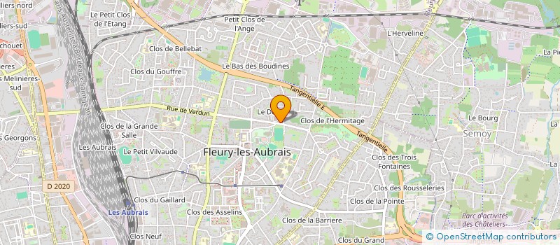 localisation de l'entreprise MADAME LESBETH MORENO BARBOSA à FLEURY-LES-AUBRAIS