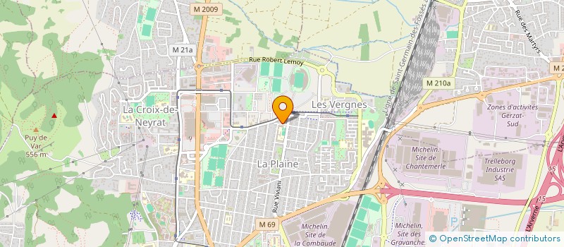 localisation de l'entreprise MADAME LESHU LIU  CLERMONT-FERRAND