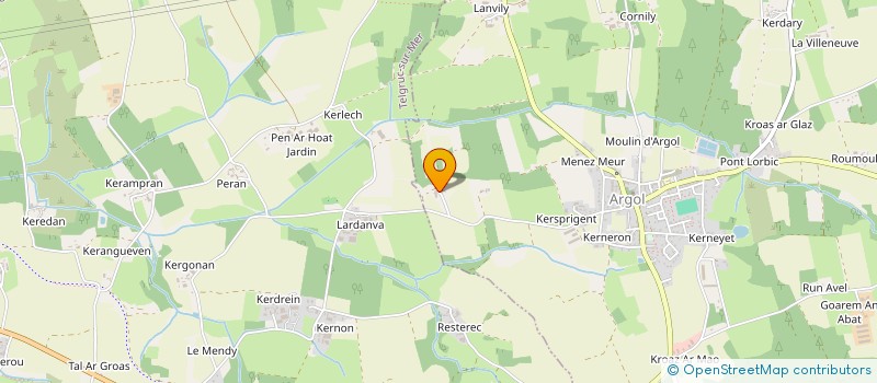 localisation de l'entreprise MADAME LESLEY BENFIELD  ARGOL