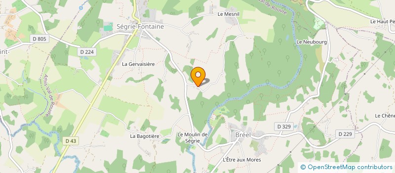 localisation de l'entreprise MADAME LESLEY CLOSE à ATHIS-VAL DE ROUVRE