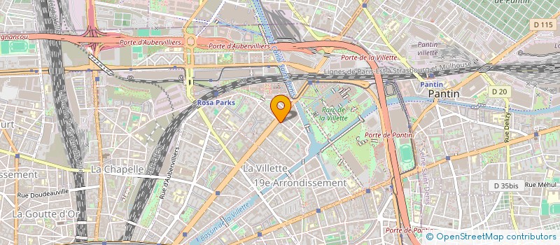 localisation de l'entreprise MADAME LESLEY ELLIS  PARIS