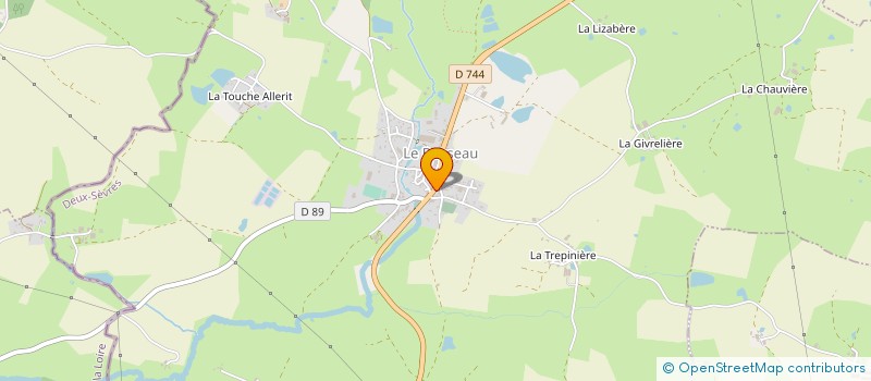 localisation de l'entreprise MADAME LESLEY SAGE  LE BUSSEAU