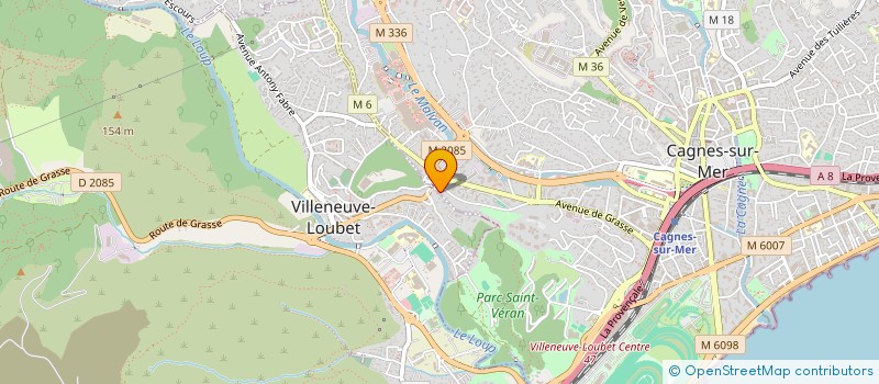 localisation de l'entreprise MADAME LESLIE ABALLEA à CAGNES-SUR-MER