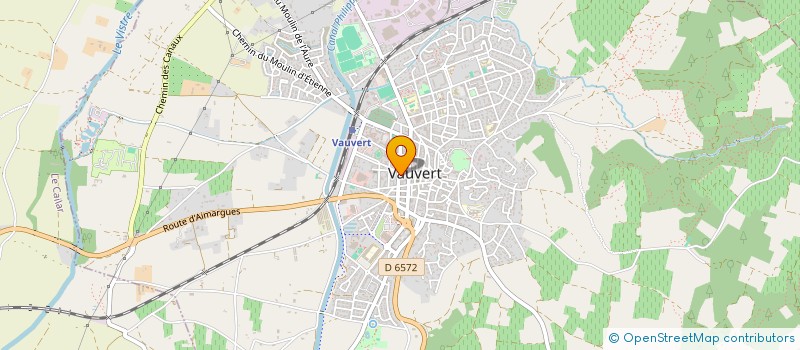 localisation de l'entreprise MADAME LESLIE AGATHE  VAUVERT