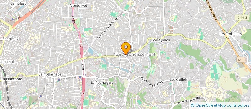 localisation de l'entreprise MADAME LESLIE ALTIERI-LECA  MARSEILLE