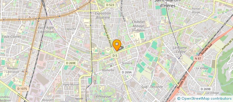 localisation de l'entreprise MADAME LESLIE ANDRE  GRENOBLE