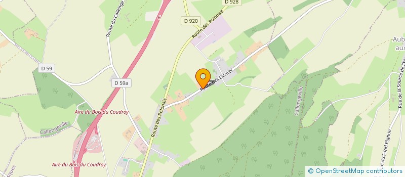 localisation de l'entreprise MADAME LESLIE-ANNE RICHARD  CALLENGEVILLE