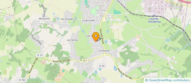 localisation de l'entreprise MADAME LESLIE BABLON  LENTILLY