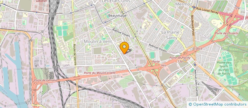 localisation de l'entreprise MADAME LESLIE BAPTISTA TEIXEIRA MONTEIRO  VENISSIEUX