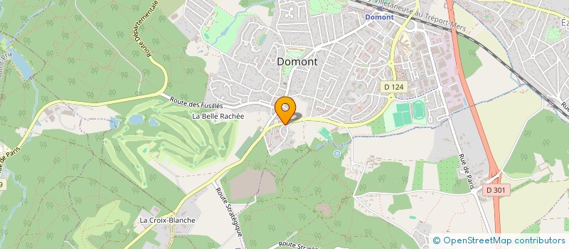 localisation de l'entreprise MADAME LESLIE BAQUIE  DOMONT