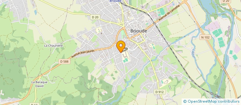 localisation de l'entreprise MADAME LESLIE BAROIS  BRIOUDE